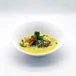 Zitronengras Currysuppe mit Ingwer und Koriander