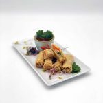 Frühlingsrollen mit Gemüse und Sweet Chili Dip