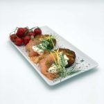 Kartoffelrösti mit Räucherlachs und Sahnemeerrettich